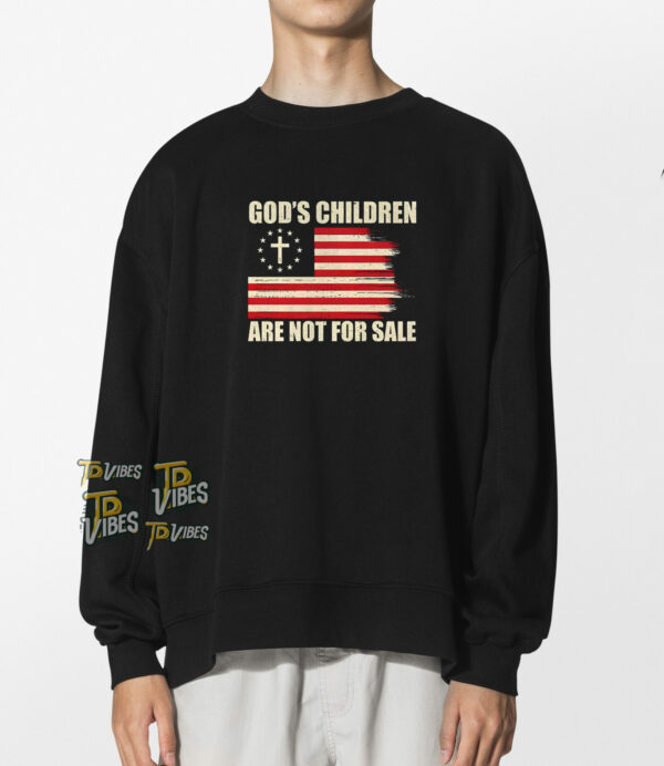 Gods Children Are Not For Sale Funny Christian Shirt 1