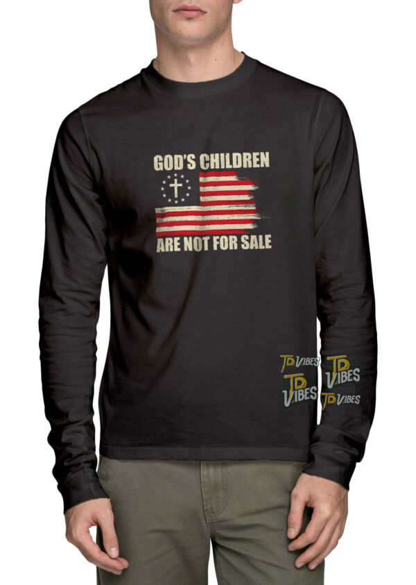 Gods Children Are Not For Sale Funny Christian Shirt 3