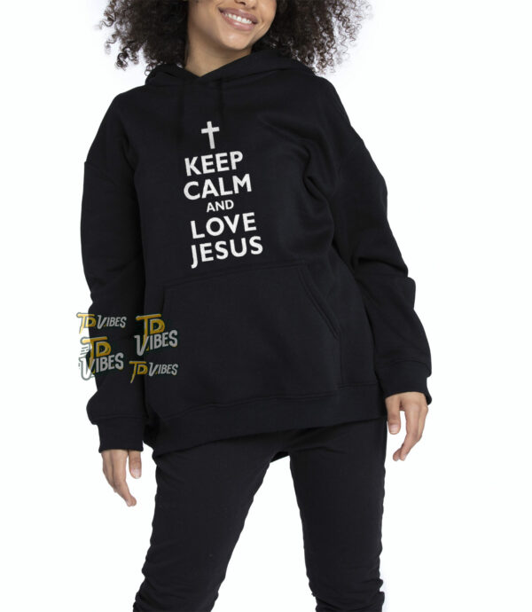 Keep Calm And Love Jesus Funny Christian Shirt 2