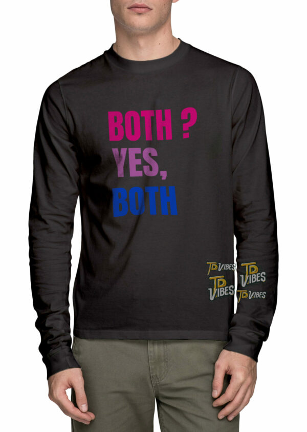 Both Yes Both Bisexual Pride T-shirt 1