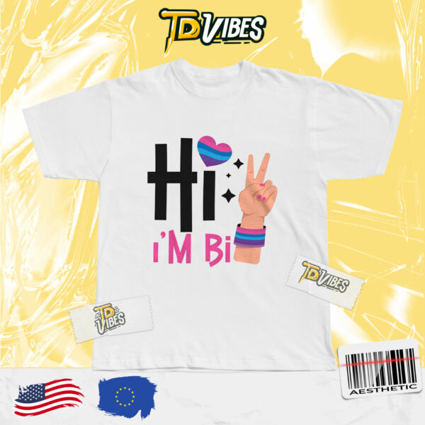 Hi I Am Bi Bisexual Pride Shirt