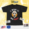 I Wish It Was Friday Funny Scary Halloween Shirt