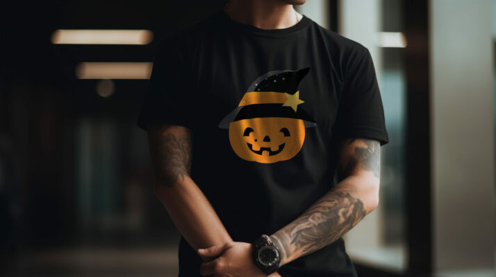 Wearing Halloween shirts on the holiday or every day looks great