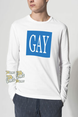 Blue White Gay Shirt 2