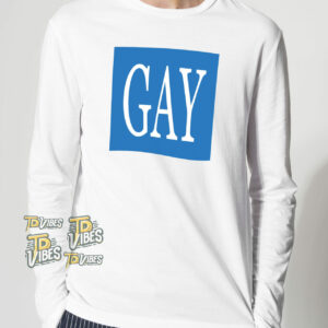 Blue White Gay Shirt 2