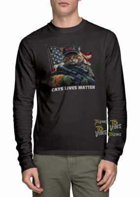 Cats Lives Matter Funny Trump 2024 Shirt 1