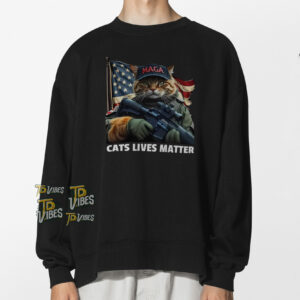 Cats Lives Matter Funny Trump 2024 Shirt 3