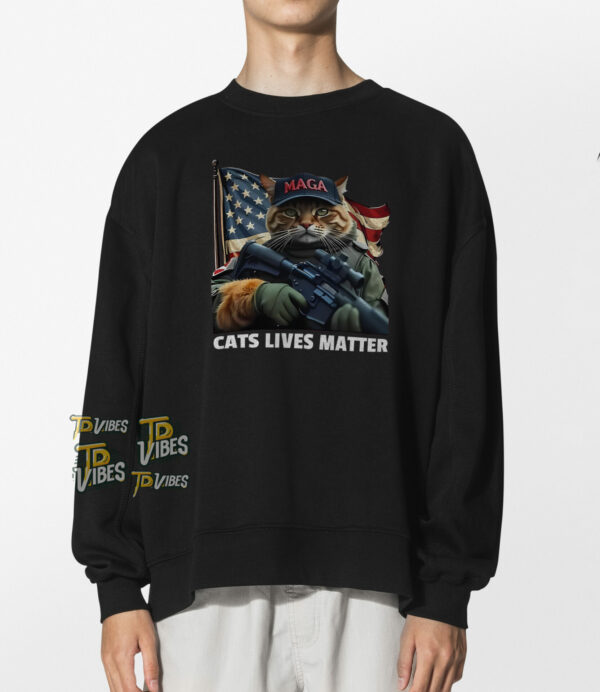 Cats Lives Matter Funny Trump 2024 Shirt 3