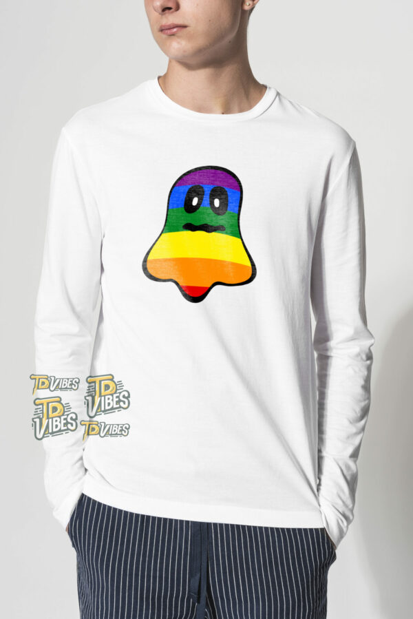 Rainbow Ghost Halloween LGBT Shirt 2