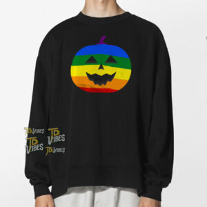 Rainbow Jack-o'-lantern Halloween Lgbt Shirt 1