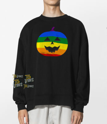 Rainbow Jack-o'-lantern Halloween Lgbt Shirt 1