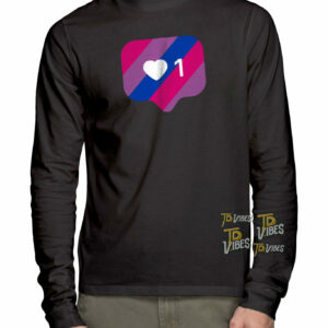 Instagram Heart Notification Bisexual T-shirt 1