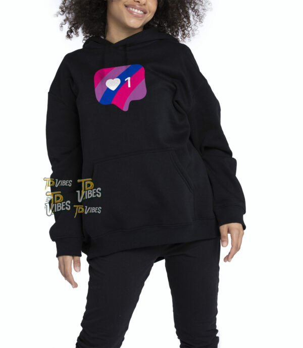 Instagram Heart Notification Bisexual T-shirt 2