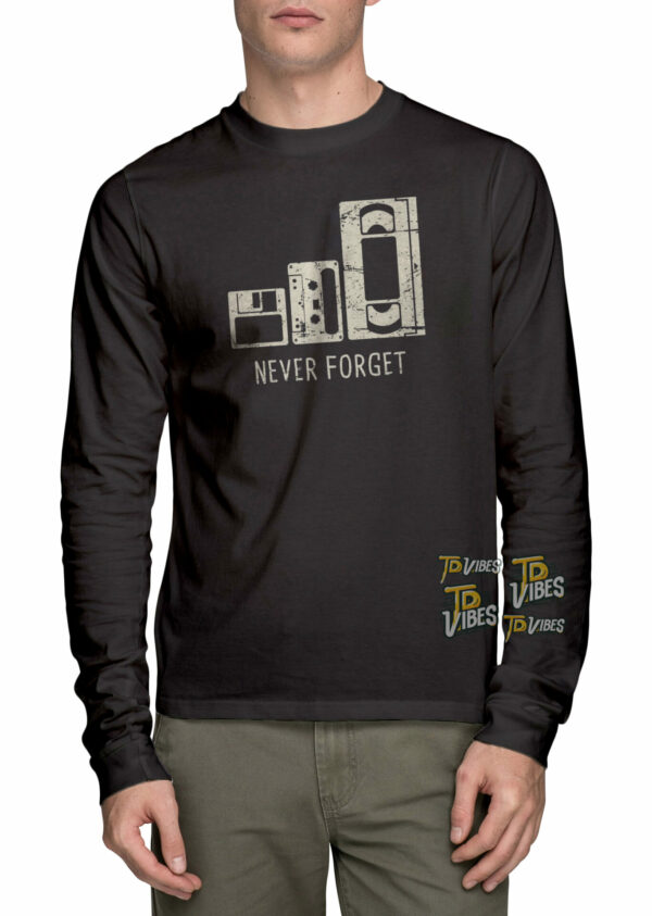 Never Forget Vhs Tape T-shirt 3