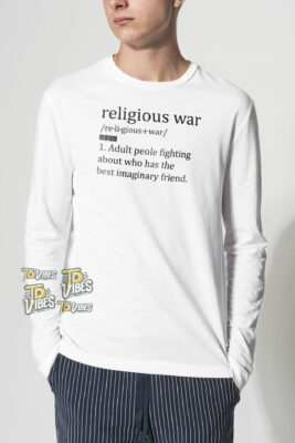 Religious War The Imaginary Friend Debate T-shirt 2