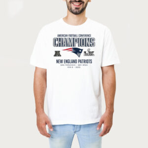 Afc Champions New England Patriots Team T-shirt 1
