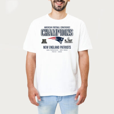 Afc Champions New England Patriots Team T-shirt 1