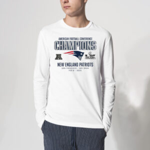 Afc Champions New England Patriots Team T-shirt 3