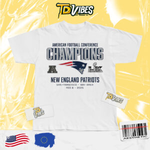 Afc Champions New England Patriots Team T-shirt