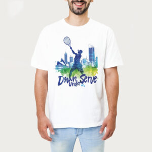 Australian Open Skyline Melbourne Tennis Tshirt 1