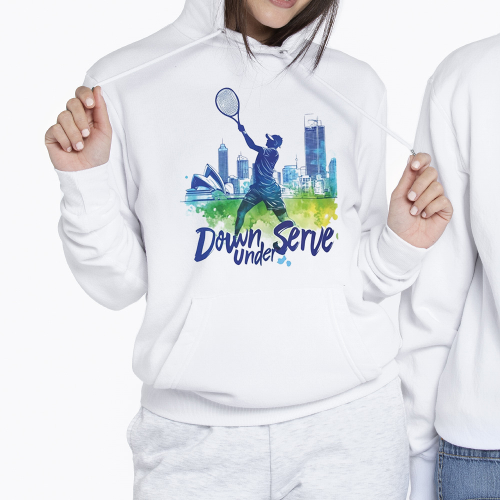 Australian Open Skyline Melbourne Tennis Tshirt 2