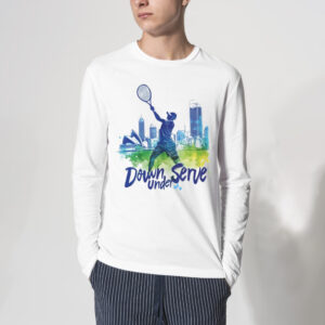 Australian Open Skyline Melbourne Tennis Tshirt 3