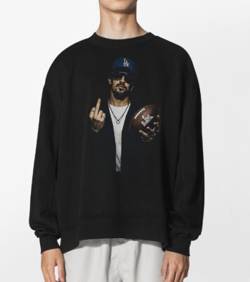 Black Sweater For Winter Teen’s Apparel Shoot With Design