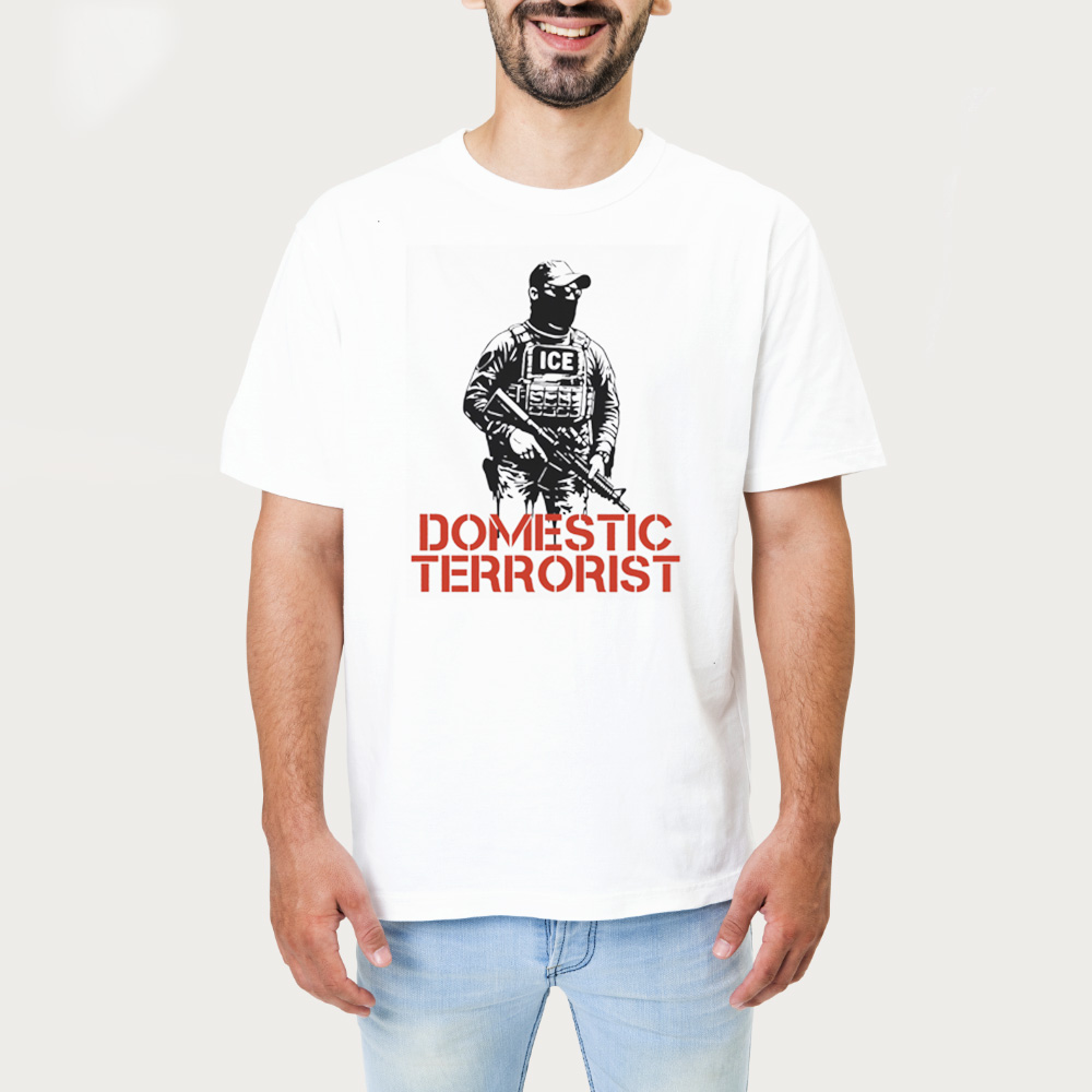 Domestic Terrorist Anti Ice Comfort Colors Tshirt 1