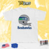 Gray Seattle Seahawks Big Helmet Vintage T-shirt