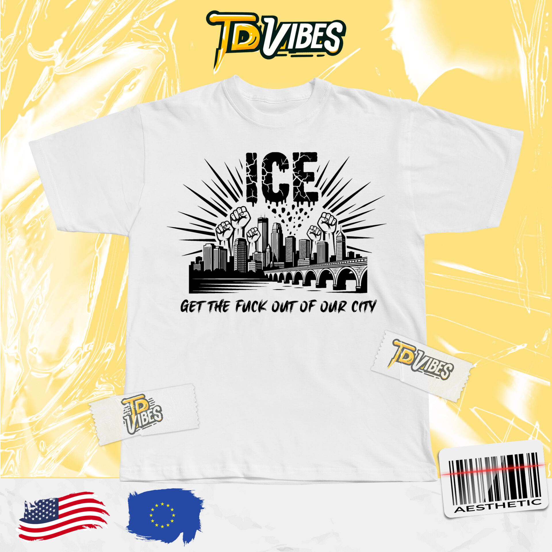 Ice Get The F Out Of Our City Minneapolis Shirt