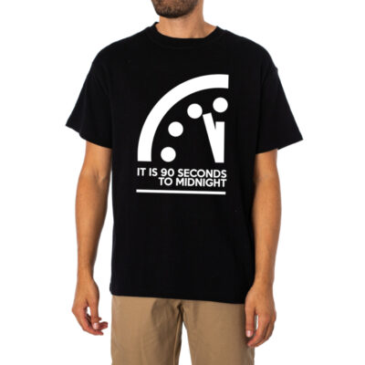 It Is 90 Seconds To Midnight Doomsday Clock Tshirt 1