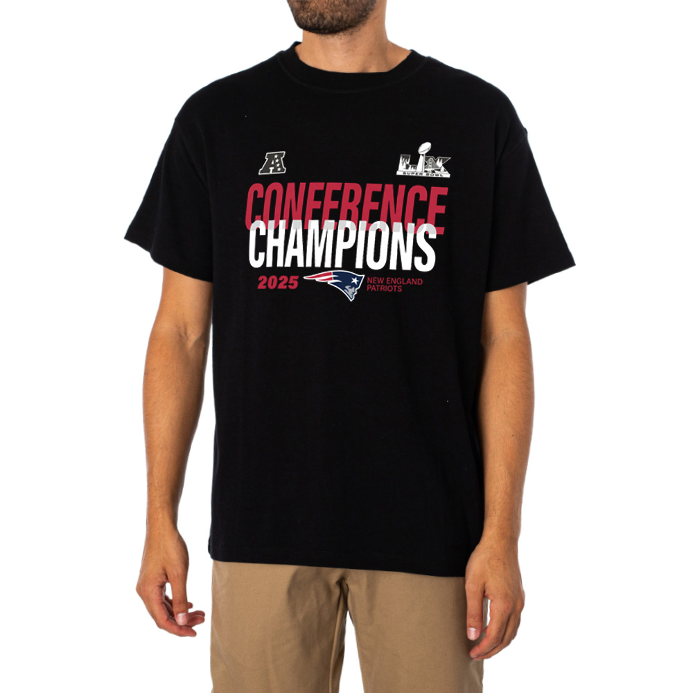 New England Patriots 2025 Afc Champions T-shirt 1