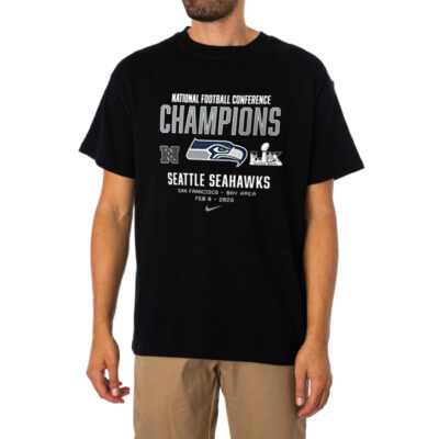 Seattle Seahawks 2025 Nfc Champions Team T-shirt 1