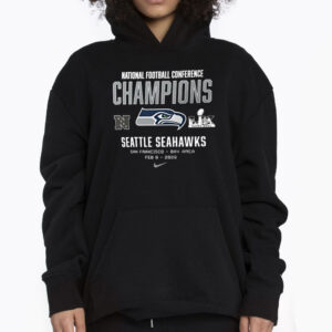 Seattle Seahawks 2025 Nfc Champions Team T-shirt 3