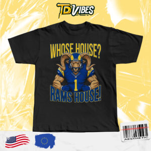 Whose House Rams House Vintage Comfort Color Shirt