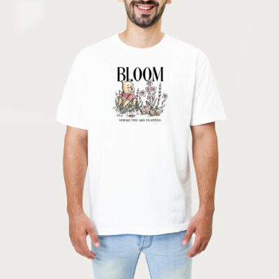 Winnie The Pooh Bloom Where You Are Planted Sweatshirt 1