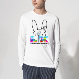 Bad Bunny Team Patriots Superbowl Tshirt 3