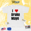 I Heart Drake Maye New England Football Fan Shirt