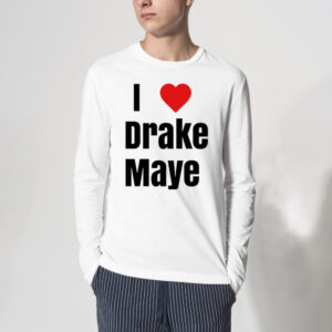 I Heart Drake Maye New England Football Fan Shirt 3