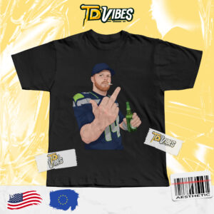 Smoking Sam Darnold Middle Finger Shirt