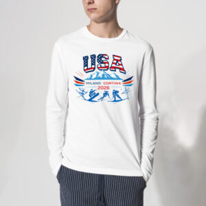 Usa Milano Cortina Winter Olympics 2026 Tshirt 3