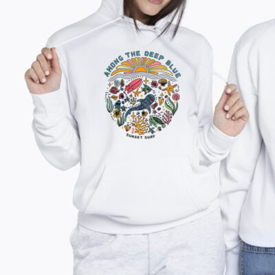 Blue Whale Shark Among The Deep Blue Tropical Shirt 2