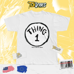 Dr. Seuss Thing 1 2 One Two Cat In The Hat Thing 1 Shirt