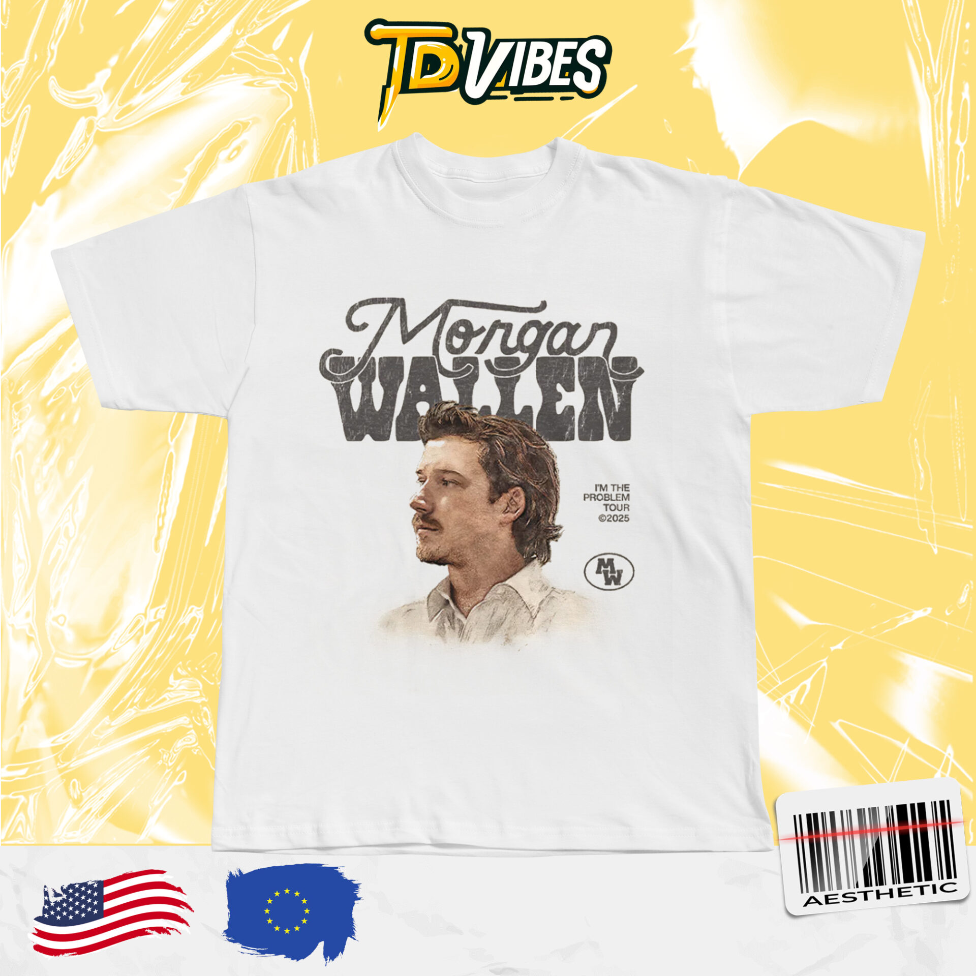 Morgan Wallen Im The Problem Tour Tshirt