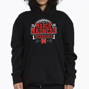Nebraska Huskers March Madness Basketball 2026 Shirt Mockup 3