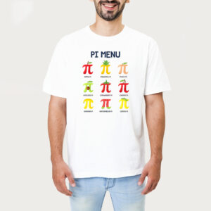 Pi Menu Happy Pi Day Shirt 1