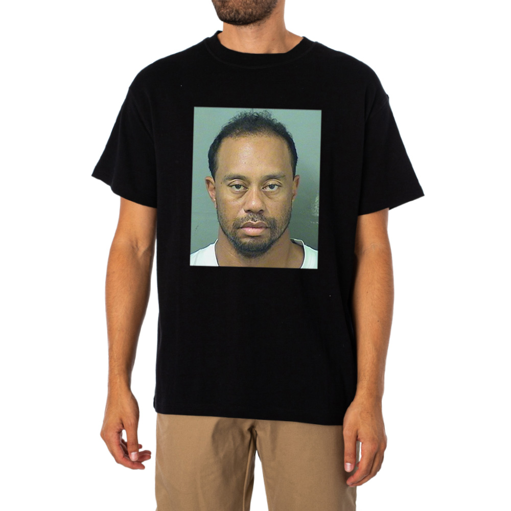 Tiger Woods Mugshot Shirt 1