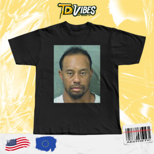 Tiger Woods Mugshot Shirt