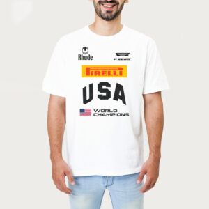 Usa World Champion Rhude Tshirt 1