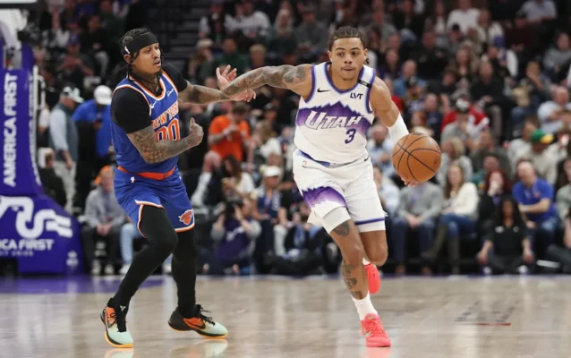 Utah Jazz vs New York Knicks NBA basketball game action during the dramatic comeback featured in the Utah Jazz Versus New York Knicks NBA Basketball Recap 2026